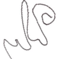 Chaine argenté petit maillon 2 mm x 1 m - Mondial Tissus