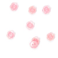 Boutons forme petite fleur rose 10 mm MT - MT - Mondial Tissus