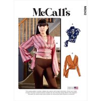 Patron McCall's 8242ZZ- Blouse cache- cœur avec variations du 44-54 - McCall's - Mondial Tissus