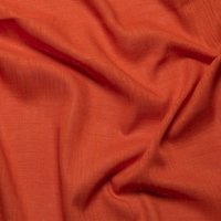 Toile légère viscose lin rouge - Mondial Tissus