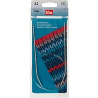 Aiguilles à tricoter circulaires, gris perle ou gris - Prym - Mondial Tissus