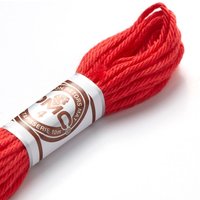 Fil à broder retors mat rouge - COL 2666 - DMC - Mondial Tissus