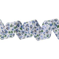 Biais bio imprimé végétaux 20 mm - MT - Mondial Tissus