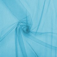 Tissu Tulle souple en 300cm bleu canard - Mondial Tissus