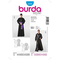 Patron Burda 2388 - déguisement homme religieux ou manteaux long - Burda - Mondial Tissus