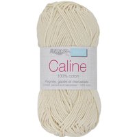 Pelote fil à tricoter Caline 50g 100% coton mercerisé - Col. 154 Écru - Mondial Tissus