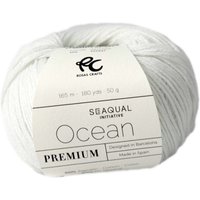 Pelote coton bio et polyester recyclé 165m blanc - Mondial Tissus