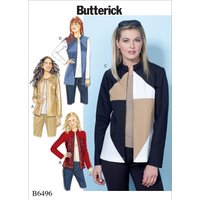 Patron Butterick B6496A5 Veste Femme 34-42 - Butterick - Mondial Tissus