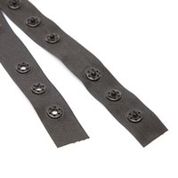 Blister pression sur ruban 1.8 cm X 75 cm Noir Bohin - Bohin - Mondial Tissus