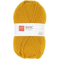 Pelote de fil à tricoter MT basic jaune moutarde - MT - Mondial Tissus