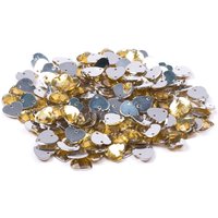 Sequin à coudre coeur or 8x8mm - MT - Mondial Tissus