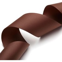 Ruban gros grain marron 38mm - Frou Frou - Mondial Tissus