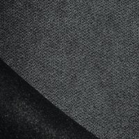Tissu uni thermique obscurcissant envers polaire anthracite - 280 cm - Mondial Tissus