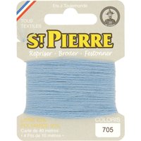 Laine Saint Pierre pour repriser / broder 705 bleu ciel - St. Pierre - Mondial Tissus