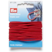 Corde élastique 2.5 mm rouge - Prym - Mondial Tissus