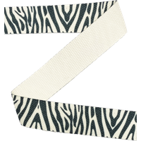 Polysangle sublimée zèbre sur crème - Mondial Tissus
