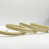 Galon double jonc gros grain crème 8 mm - Mondial Tissus