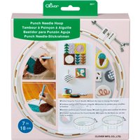 Cerceau punch needle de 18 cm - Clover - Clover - Mondial Tissus