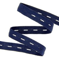 Élastique boutonnière 12 mm marine - Mondial Tissus