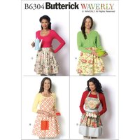 Patron Butterick 6304 - Tablier Femme - Butterick - Mondial Tissus