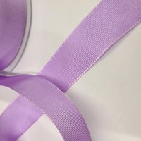 Ruban souple polyester strié 25mm lilas - Mondial Tissus