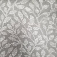 Toile effet lin motif branchages feuillus - Fryett's - Mondial Tissus