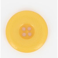 Boutons recyclés jaune moutarde - lot de 3 - Mondial Tissus