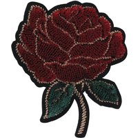 Ecusson petite rose rouge - MT - Mondial Tissus