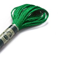 Fil mouliné satin vert - DMC - Mondial Tissus