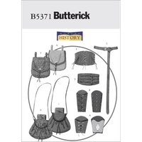 Patron Butterick B5371XN Bandes de poignet,corset,ceinture et petits sacs 48-60 - Butterick - Mondial Tissus