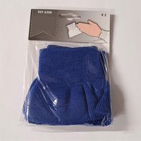 Bord côte paire poignets bleu roi - Mondial Tissus