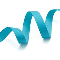 Rubangros grain bleu turquoise 16mm - Frou Frou - Mondial Tissus