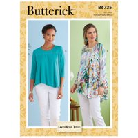 Patron Butterick B6735ZZ Top Femme 44-52 - Butterick - Mondial Tissus