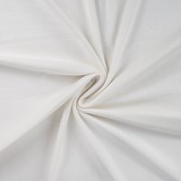 Maille coton côtelée unie écru - Mondial Tissus