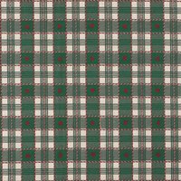 Tissu jacquard Wallace vert grande largeur - Mondial Tissus