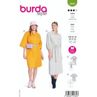 Patron Burda N° 5845 robe T 36 à 46 - Burda - Mondial Tissus