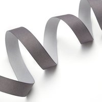 Ruban gros grain 16mm gris foncé - Frou Frou - Mondial Tissus