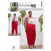 Patron KNOW ME 2005FH Haut et pantalon femme 56-66 - Know Me - Mondial Tissus