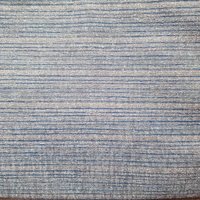 Toile avec lignes lurex Denim - Fryett's - Mondial Tissus