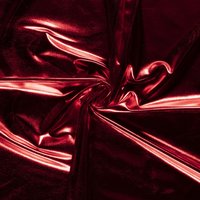 Maille jersey laser lamé métalisé stretch rouge - Mondial Tissus