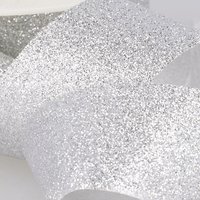 Ruban paillettes argenté 36mm - Mondial Tissus