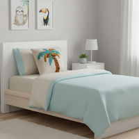 Coussin palmier tufté 35x35cm - MT - Mondial Tissus