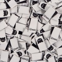 Étiquettes tissées assortiment tailles 12mois x7 - IKATEE - Mondial Tissus