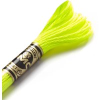 Mouliné metallisé échevette 8 m jaune - COL E980 - DMC - Mondial Tissus