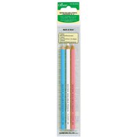 Crayon effaçable à l'eau rose, bleu et blanc x3 - Clover - Clover - Mondial Tissus