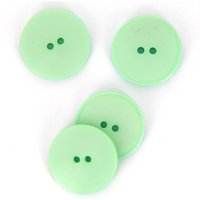 Boutons plats 2 trous vert pastel 28 mm - MT - Mondial Tissus