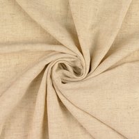 Toile lin viscose fluide beige chiné - Mondial Tissus