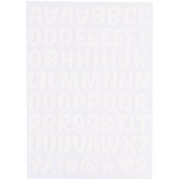 Transfert thermocollant alphabet blanc - MT - Mondial Tissus