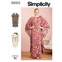 Patron Simplicity S9323 - Robe Femme Style Caftan 34 - 52 - Simplicity - Mondial Tissus