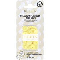 Pressions magiques 13mm jaune x8 - Bohin - Mondial Tissus